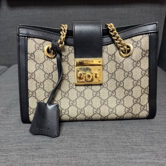 GUCCI Padlock Tote bag shopping bag handbag crossbody - Picture 1 of 9